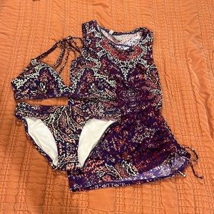 Athleta bikini and rash guard